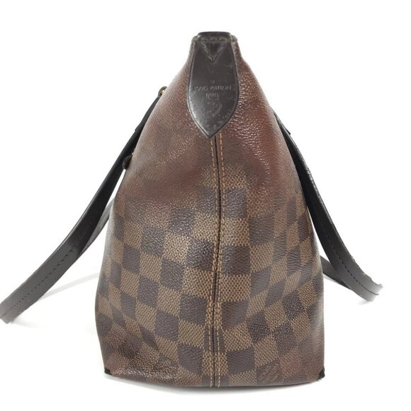 LOUIS VUITTON N41012 Damier Jena PM Tote Bag Shoulder Bag Canvas Ebene Brown - Picture 5 of 16